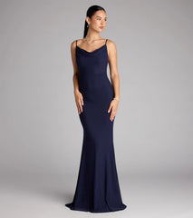 Meara Backless Mesh Mermaid Dress
