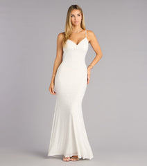 Anisa Pearl Rhinestone Mermaid Formal Dress