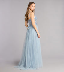 Melissa Corset Tulle A-Line Ball Gown