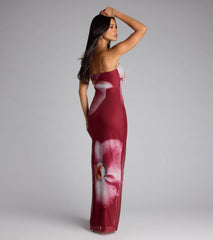 All Eyes On The Floral Maxi Dress