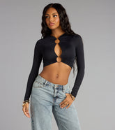 Ring the Alarm Cutout Crop Top