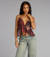Wildly Iconic Animal Print Crop Top