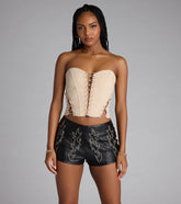 Tied Up And Tempting Corset Top