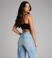Drop the Sparkle Rhinestone Bustier