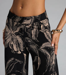 Golden Hour Wide Leg Pants Energy