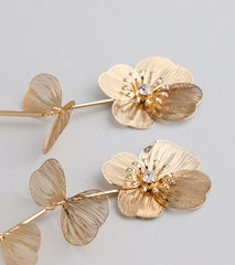 Bloom And Glow Floral Earrings