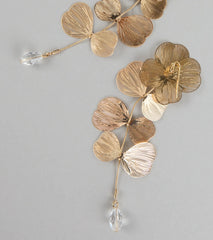 Botanic Chic Textured Leaf Earrings