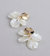 Delicate Drama Petal Drop Earrings