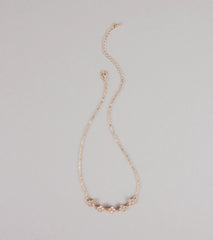 Lucky Girl Energy Clover Charm Necklace