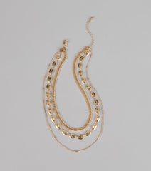 Link Up Layered Necklace