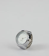 Clocked In Cute Watch Ring