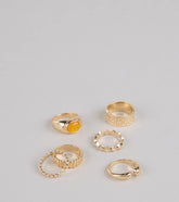 Stacked And Stunning Ring Set