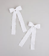 Soft Girl Season Hair Bow Clip Set