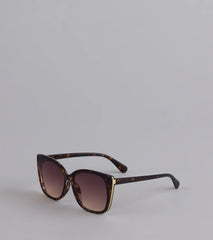 Booked And Unbothered Leopard Oversized Sunglasses