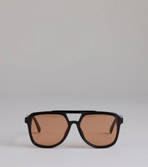 Eyes On Me Oversized Aviator Sunglasses