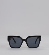 Call Me Later Oversized Square Sunglasses