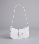 Not Your Basic Buckle Shoulder Bag