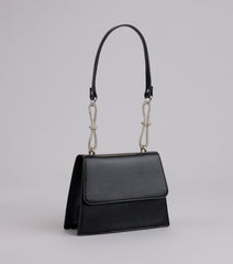 Quiet Glamour Rhinestone Bow Mini Bag