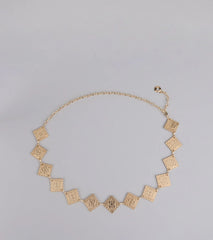 Shimmer And Serve Chain Belt