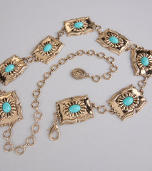 Hometown Rodeo Concho Chain Belt