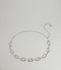 Starstruck Silver Chain Belt
