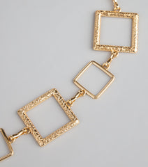 Link Up Square Chain Belt