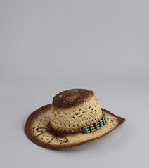 Yeehaw Energy Straw Cowboy Hat