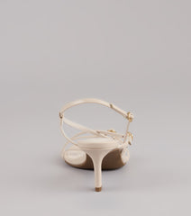 RSVP Ready Slingback Kitten Heels