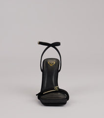 Strap In Luxe Stiletto Heels