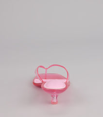 Throwback Glow Jelly Kitten Heels