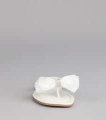 Sweet Steps Bow Thong Sandals