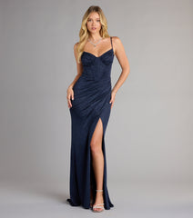 Gwen Glitter Corset Mermaid Formal Dress