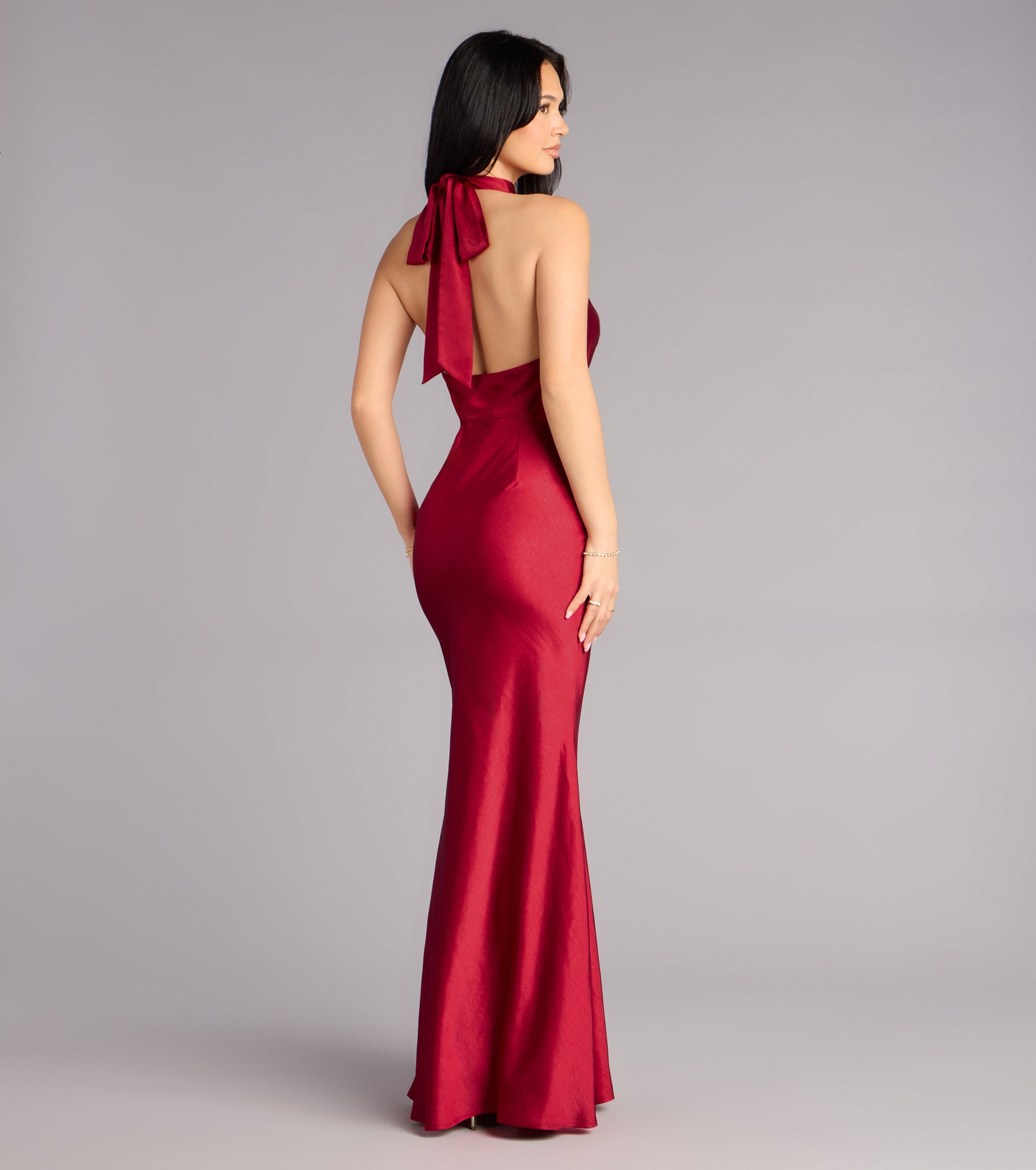 Vera Satin Mermaid Formal Dress