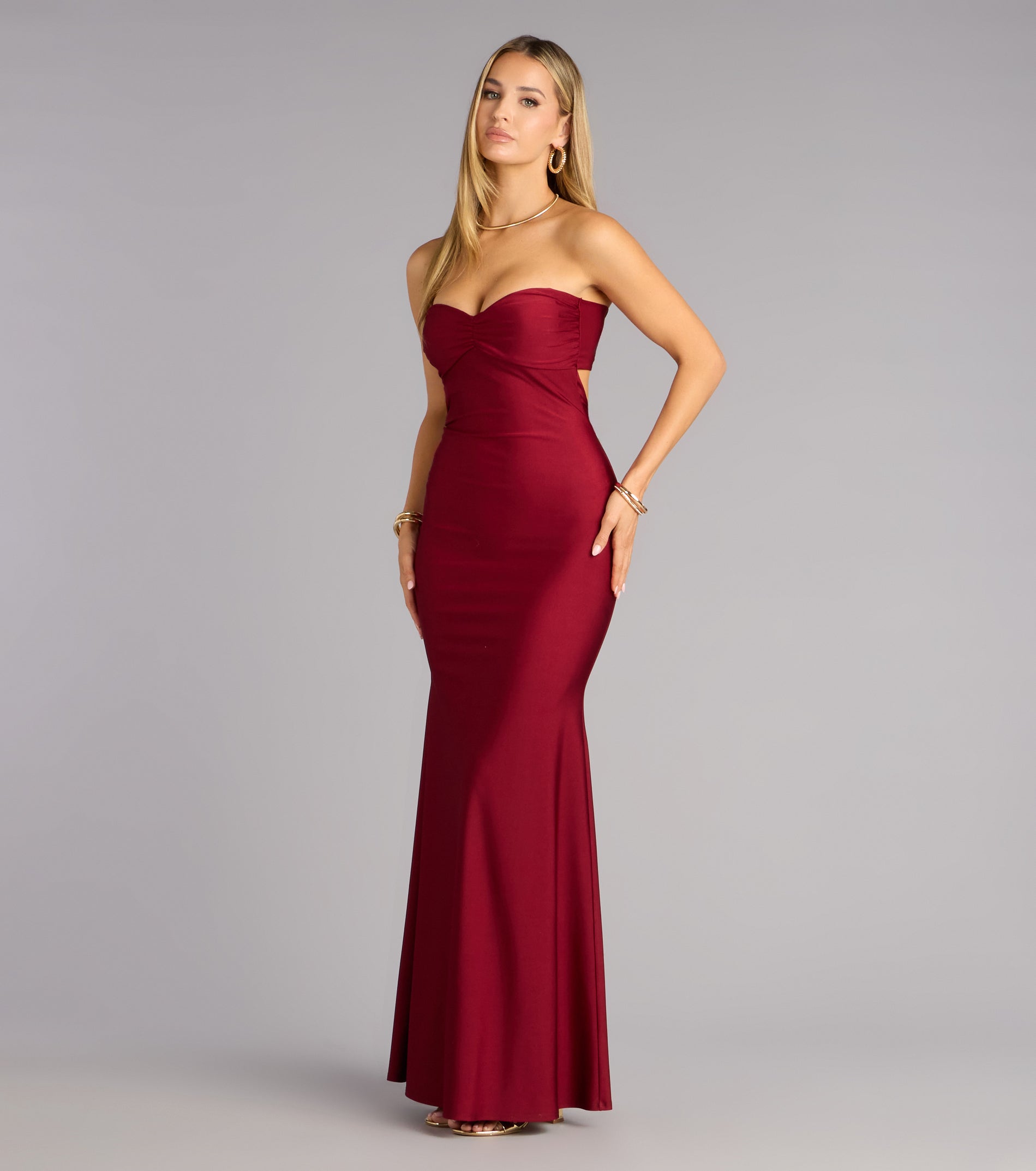 Monae Tie-Back Mermaid Formal Dress