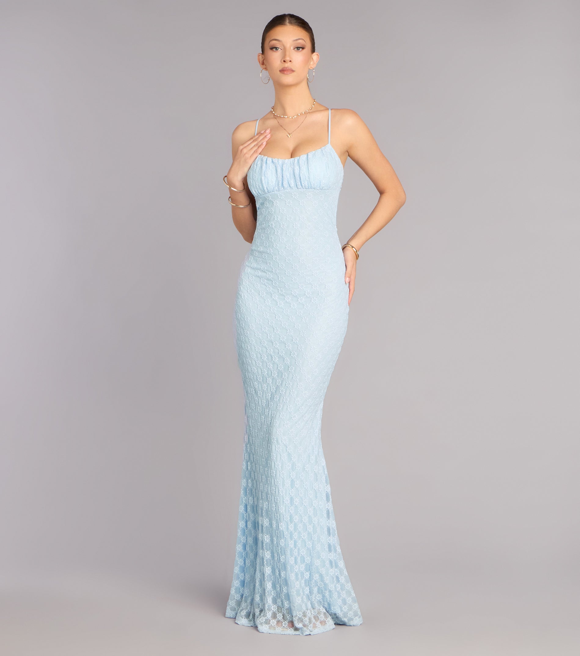 Sabrina Lace Mermaid Formal Dress
