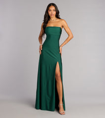 Ally Strapless A-Line Formal Dress