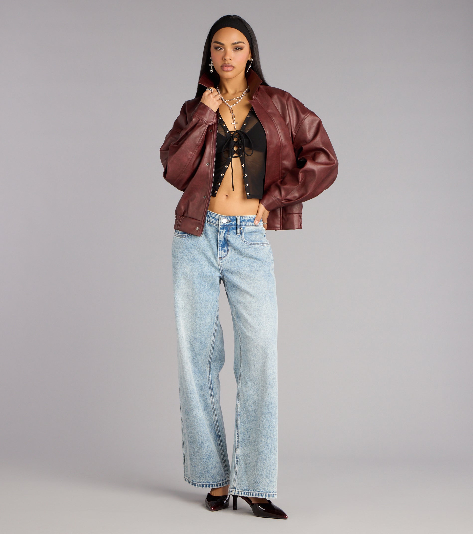 Cool Intentions Lace-Up Top