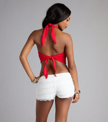 Tailgate Ready Georgia® Jersey Halter Top