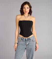 Forever Flattering Strapless Corset Top