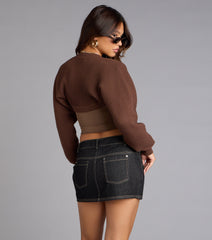 Cool Intentions Long Sleeve Knit Bolero