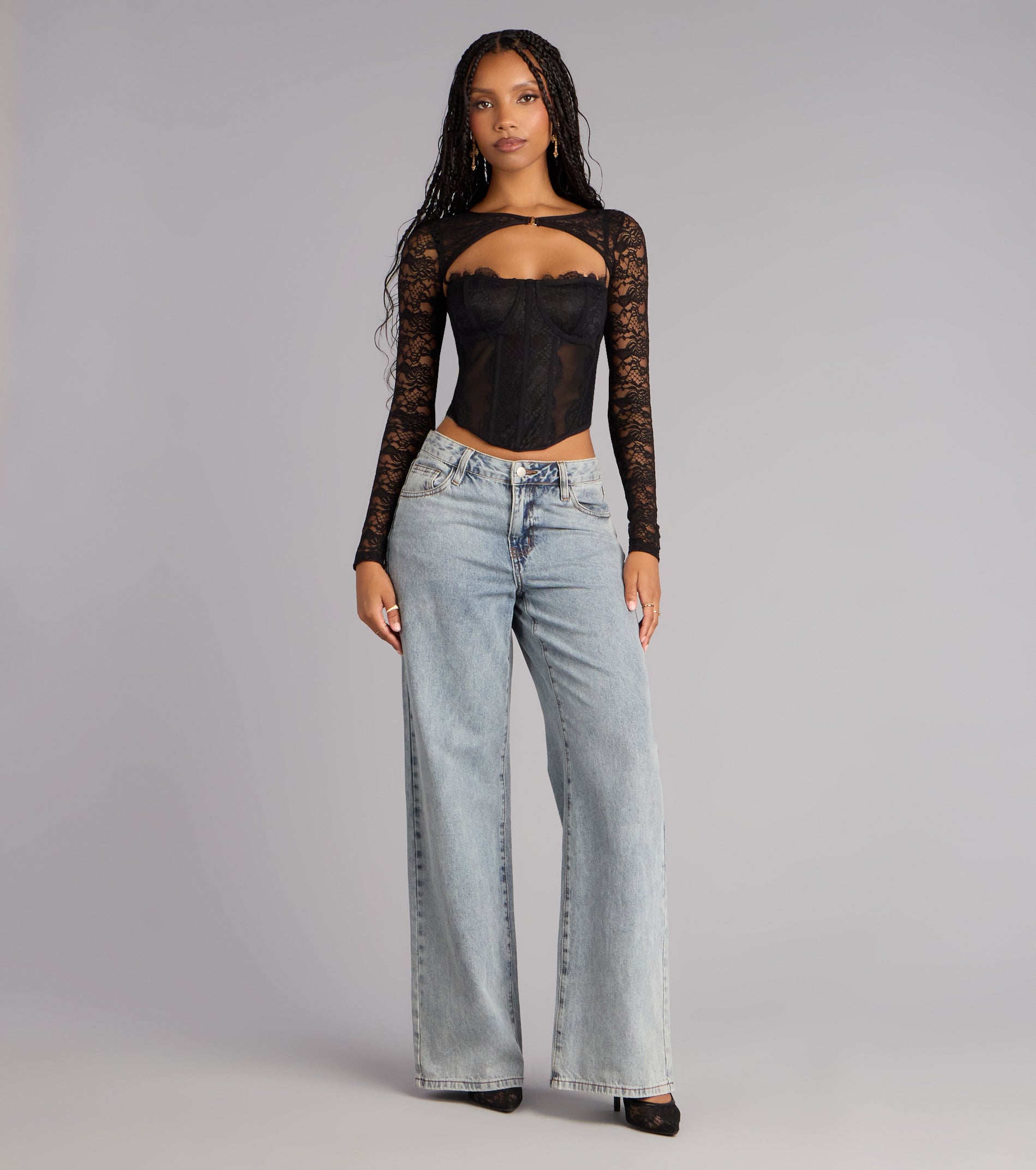 Delicate Edge Lace Bolero