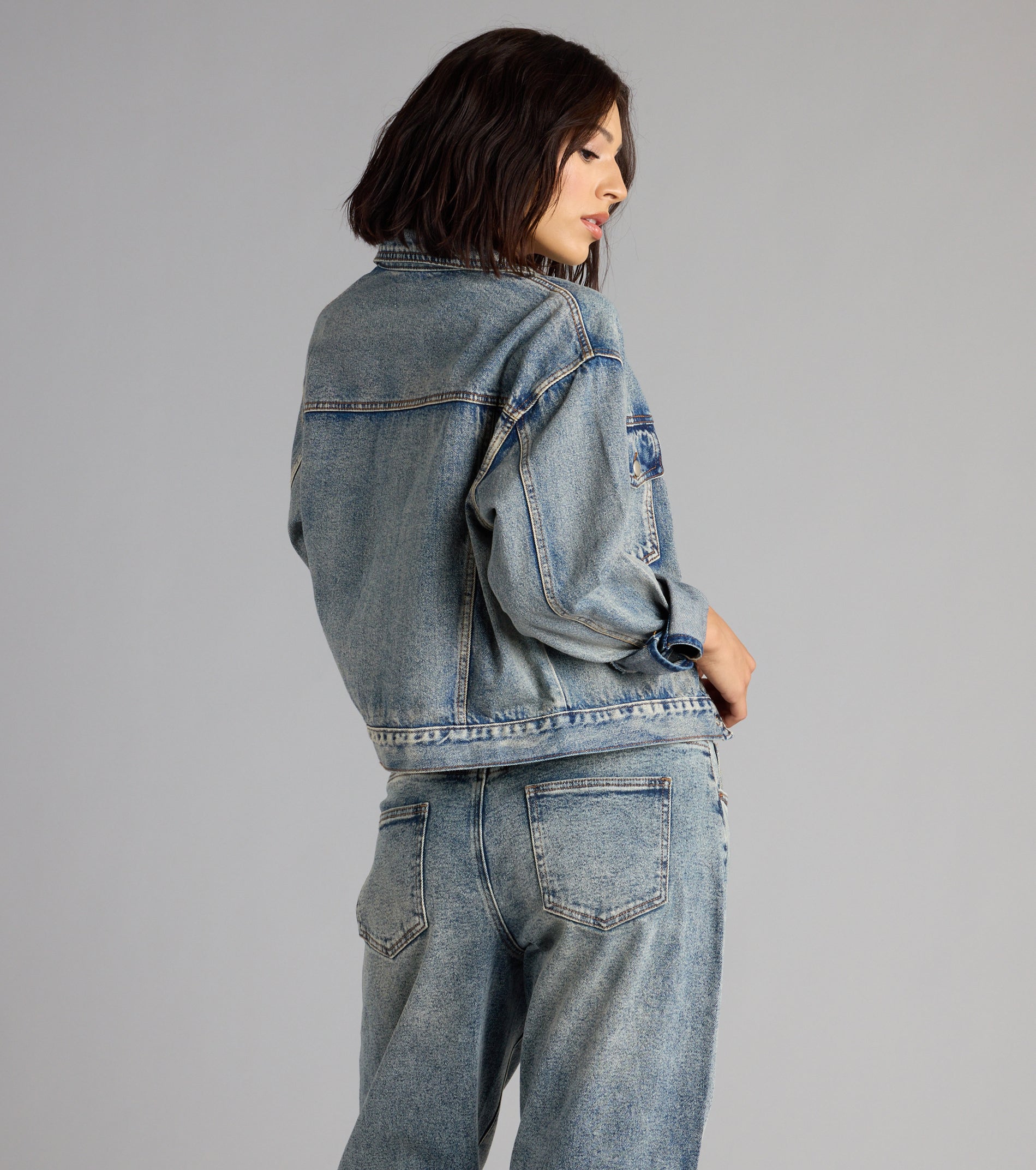 Vintage Vibes Trucker Denim Jacket