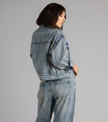 Vintage Vibes Trucker Denim Jacket