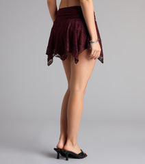 Flirt Mode On Lace Skort