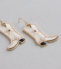 Yeehaw Energy Cowboy Boot Earrings