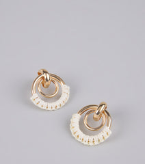 Bold And Breezy Door Knocker Earrings