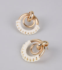 Bold And Breezy Door Knocker Earrings