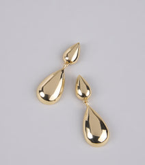 Instantly Chic Teardrop Earrings