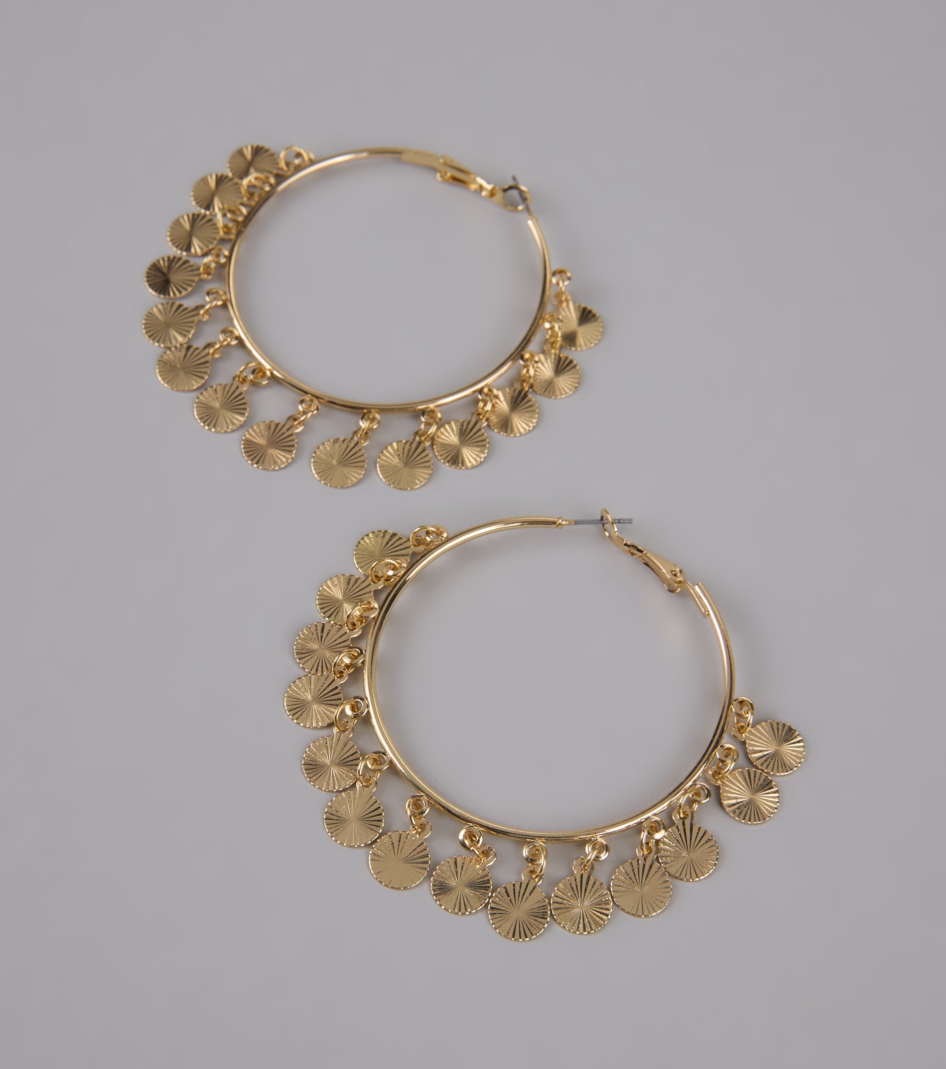 Turn Heads Fringe Hoop Earrings