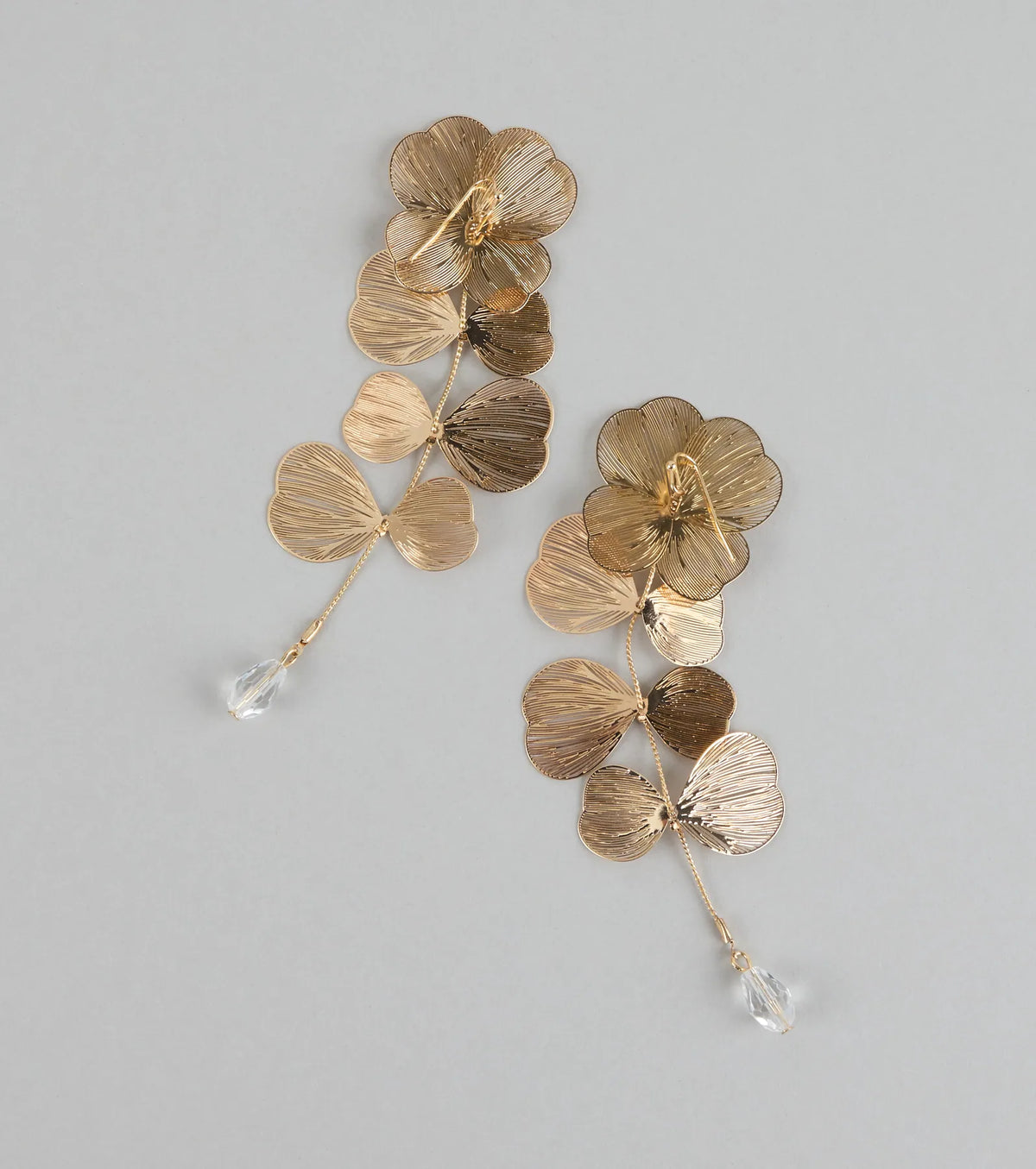 Botanic Chic Textured Leaf Earrings
